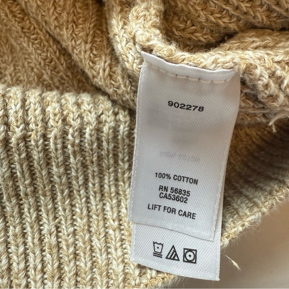 Cabela's Granola Brown Grandpacore Chunky Knit Fisherman Hunting Men’s Sweater - Picture 8 of 9